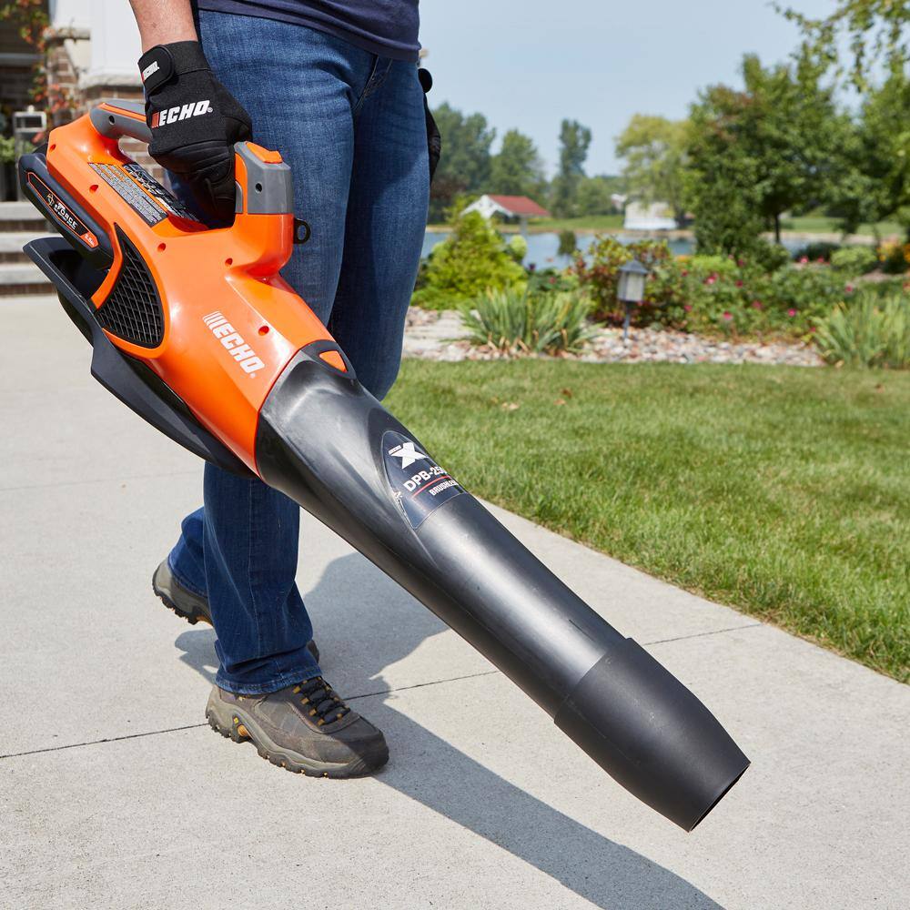 ECHO DPB-2500R2 eFORCE 56V X Series 151 MPH 526 CFM Cordless Battery Handheld Leaf Blower with 5.0Ah Battery and Rapid Charger