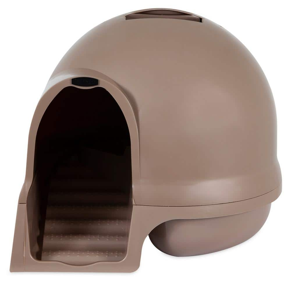 Petmate Booda Dome Titanium Cleanstep Litter Box 50021