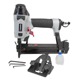 Husky Pneumatic 4-in-1 18-Gauge 1-58 in. Mini Flooring Nailer and Stapler DPFBC940