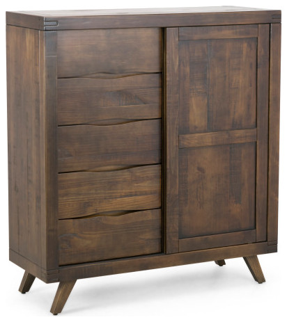 Pasco Gentleman  x27s Chest   Midcentury   Accent Chests And Cabinets   by Steve Silver  Houzz