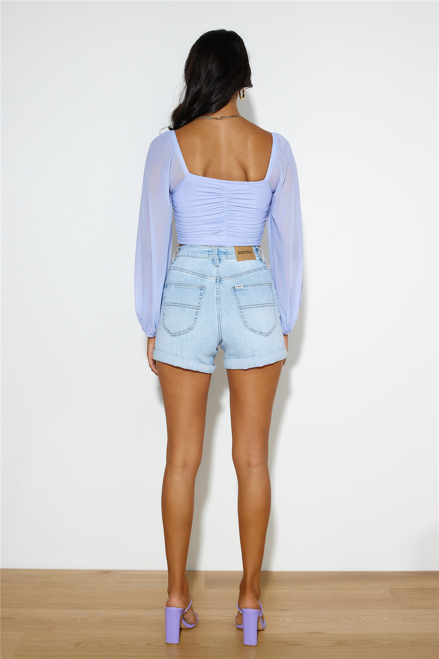 Style Mode Crop Top Lilac