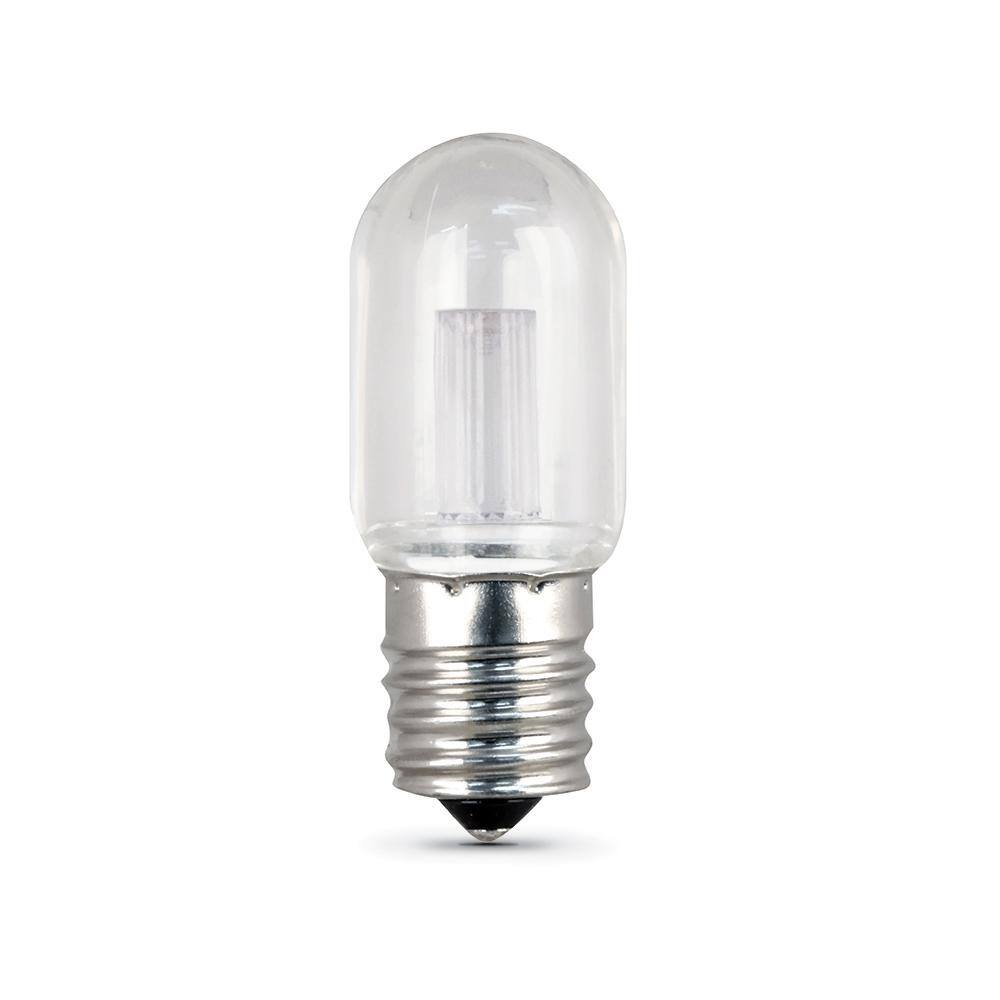 Feit Electric 15-Watt Equivalent T7 Clear Glass Intermediate E17 Base Appliance LED Light Bulb Warm White 3000K BPT7NSULED