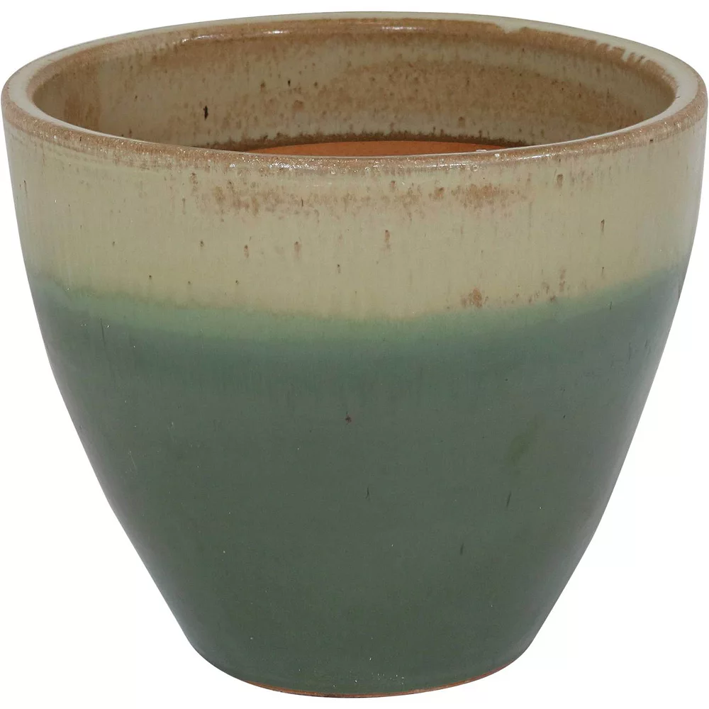 Sunnydaze Resort Indoor/Outdoor Glazed Ceramic Planter - 13