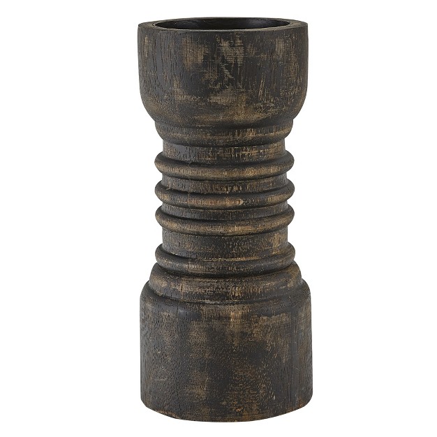 Park Designs Rustic Candlestick Tall Black