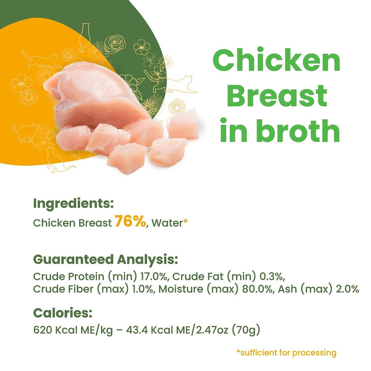 Almo Nature Natural Chicken Breast in Broth Grain-Free Canned Cat Food