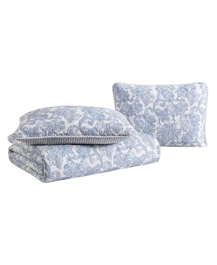 Stone Cottage 2 Piece Field of Paisley Quilt Set， Twin