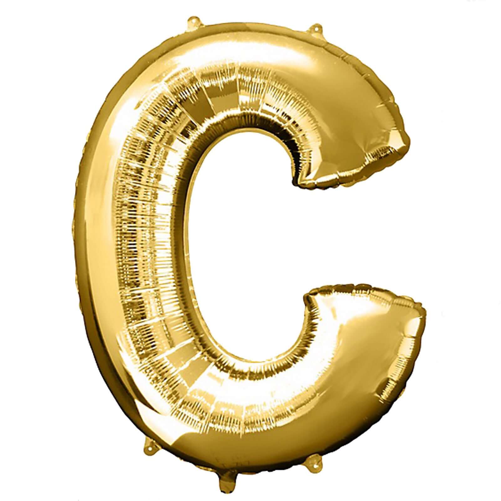 Shiny Metallic Gold Mylar Foil Helium/Air Number and Letter Balloons 40