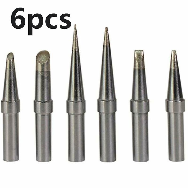 6pcs/set Et Soldering Iron Tips Replacement For Weller We1010na Wesd51 Wes50/51 Solder Stations Soldering Pencil