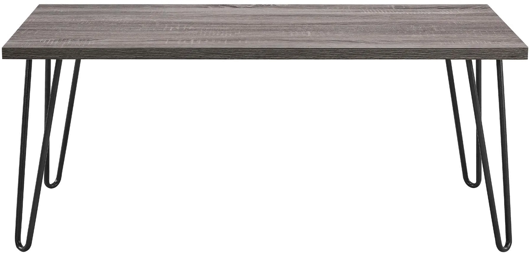 Owen Distressed Gray Oak Retro Coffee Table