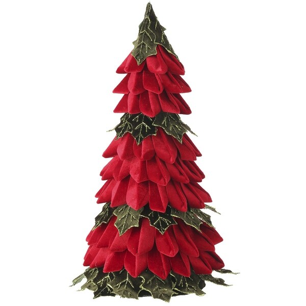 20 Velvet Holly Leaf Cone Tree