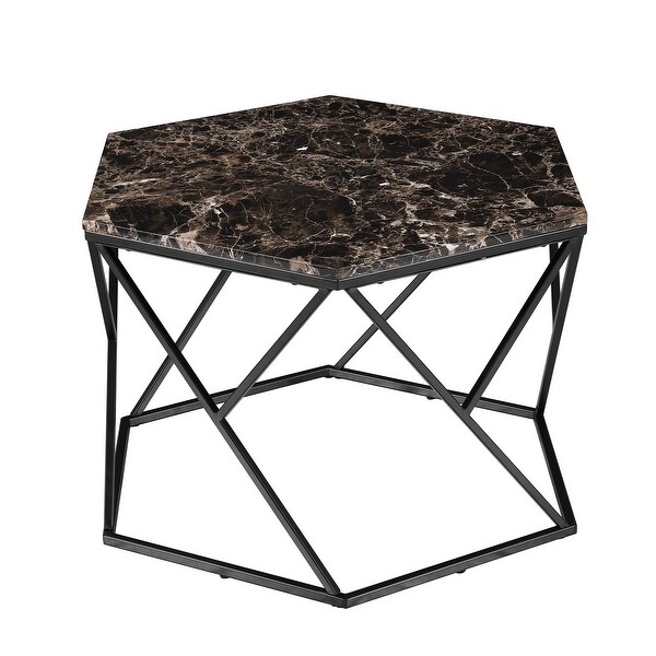 Ledel Modern Hexagon Coffee Table