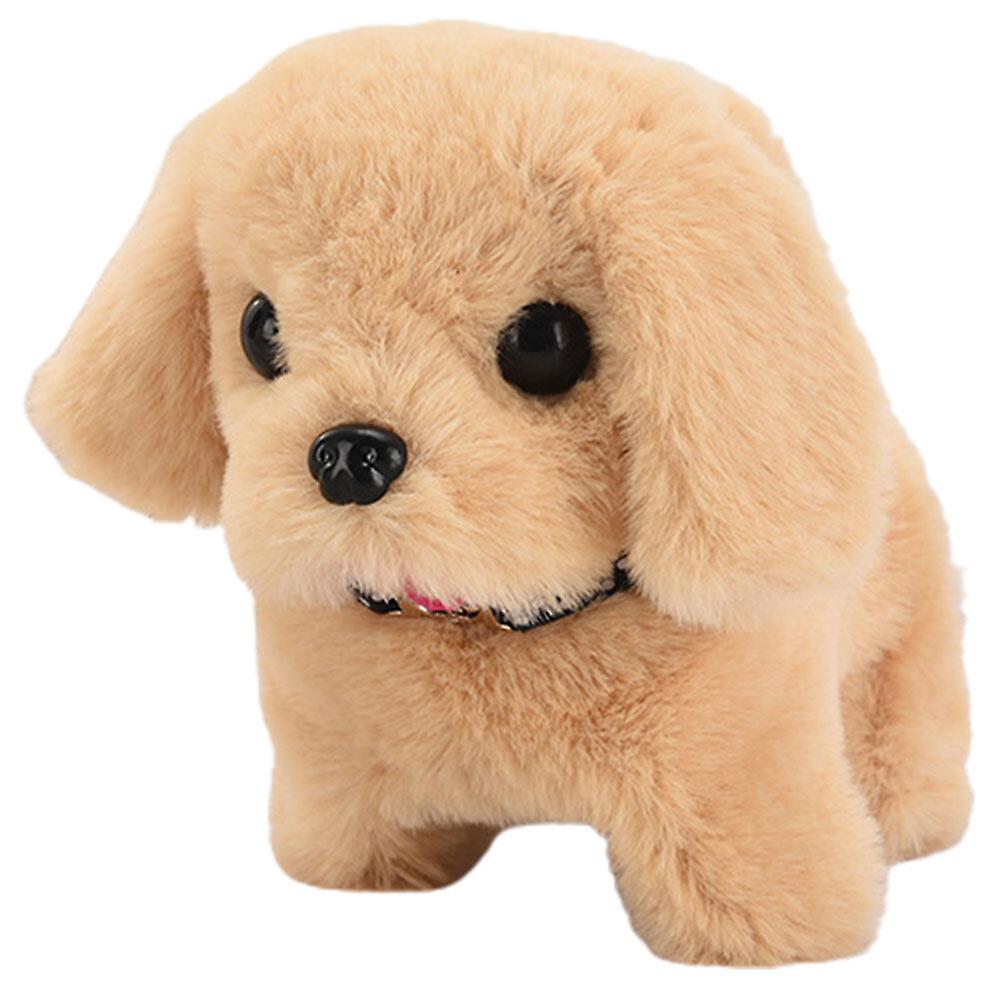 Plush Dog Toy Electronic Interactive Dog Plush Puppy Toy Walking Barking Wagging Tail Toy