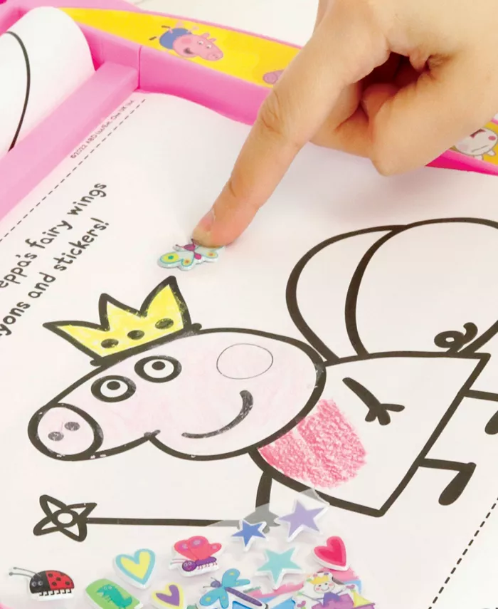 Peppa Pig Roll Desk activity Set