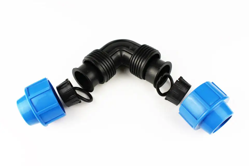 The manufacturer supplies PE quick connection irrigation pipe fittings PE quick connection tee quick connection Pipe Fitting