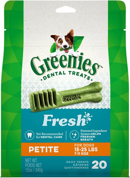 Greenies Fresh Petite Dental Dog Treats