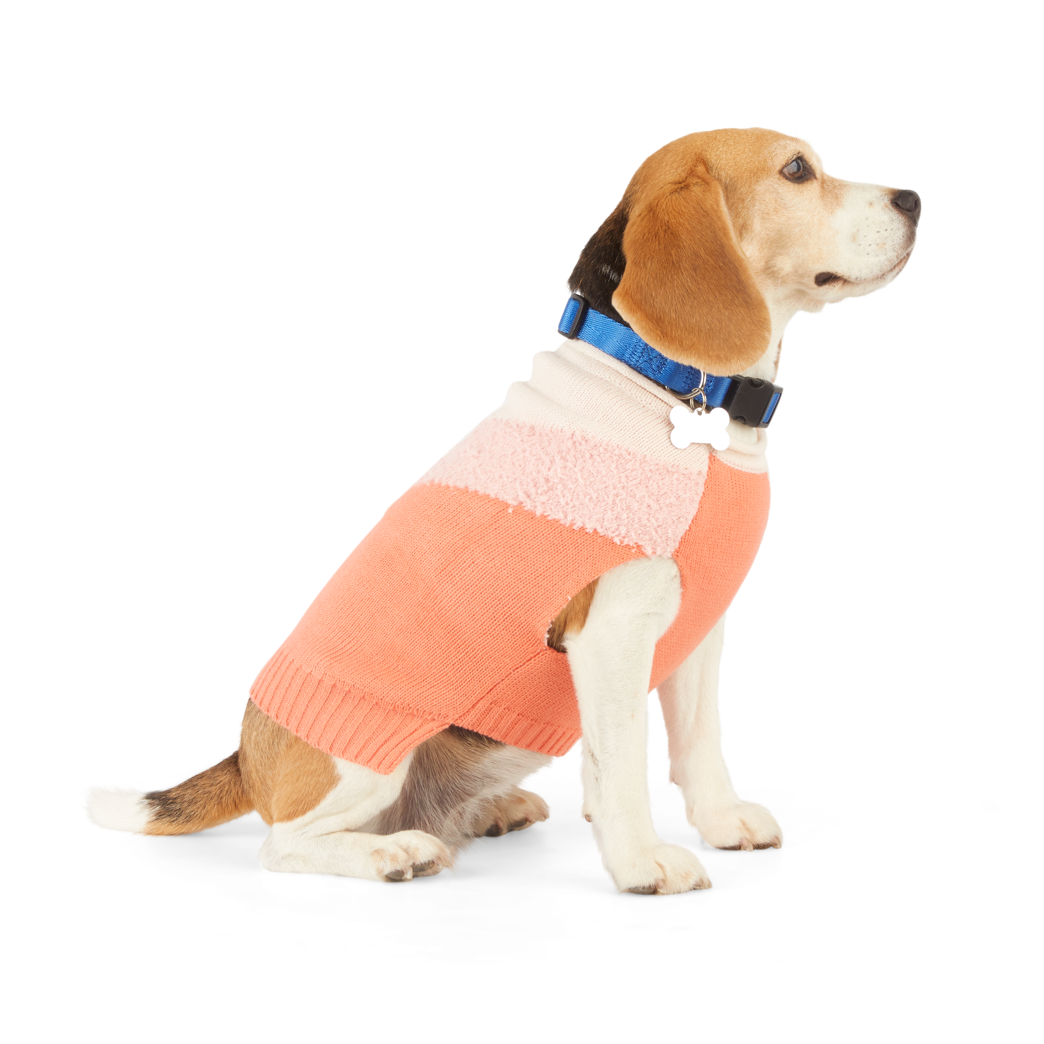 YOULY Pink Chevron Dog Sweater， X-Small