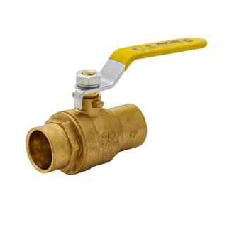 ProLine Series 34 in. x 34 in. Brass Sweat x Sweat Full Port Ball Valve 107-854HN