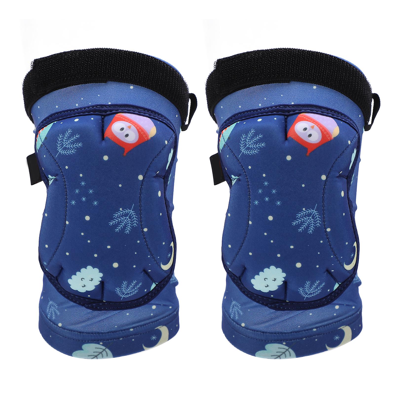 Kids Knee Pads Innovative Soft Eva Protective Gear For Rollerskating Riding Outdoor Sportsdark Blue Xxs