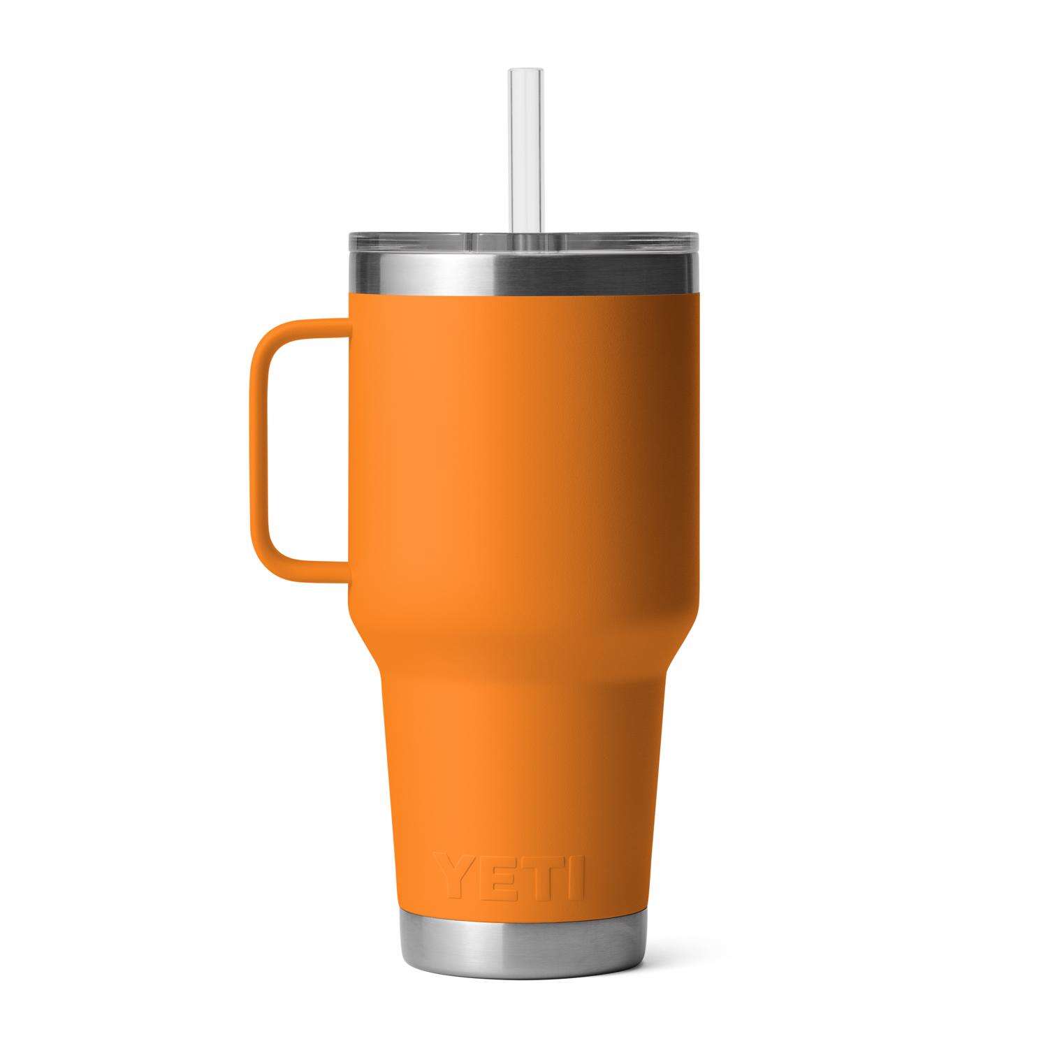 YETI Rambler 35 oz King Crab Orange BPA Free Straw Mug