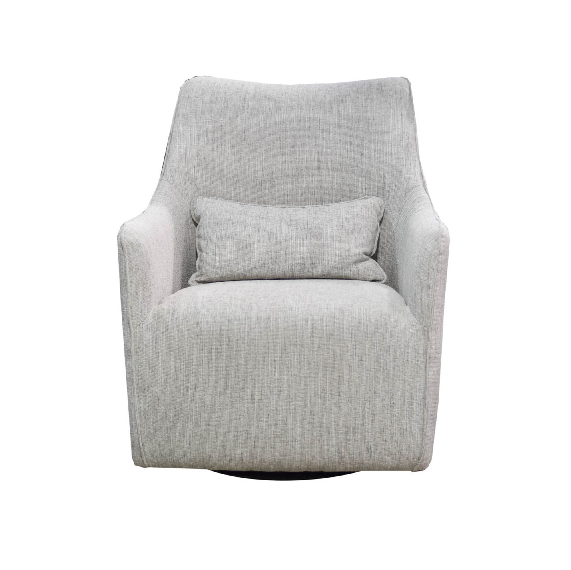 Lilith Swivel Chair - Woven Linen