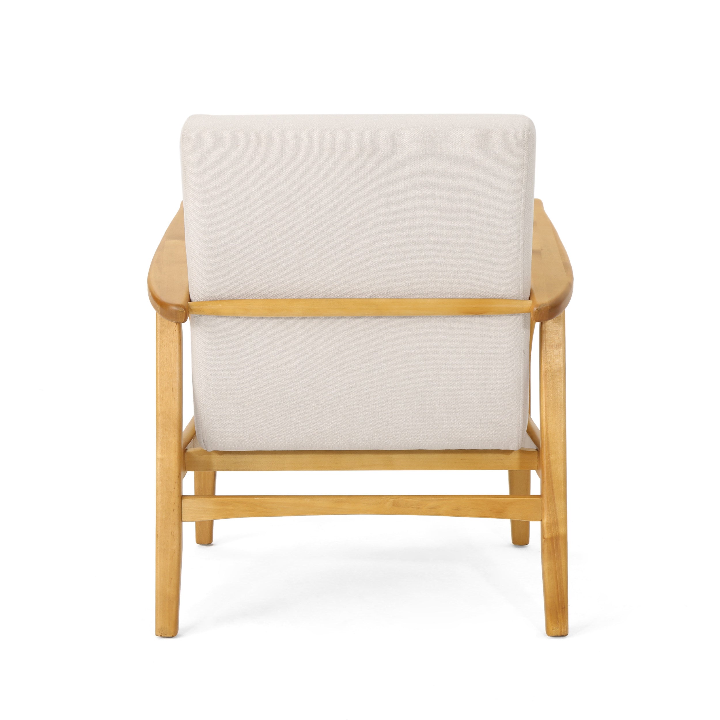 Isaac Mid-Century Modern Fabric Upholstered Club Chair