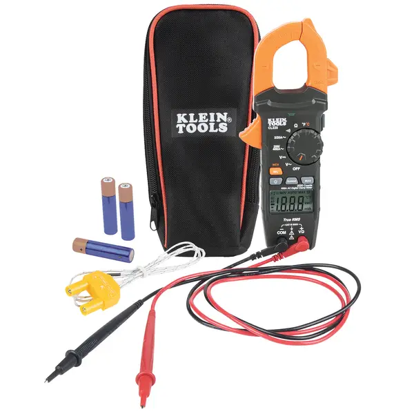 Klein Tools CL220 Digital Clamp Meter with Temp