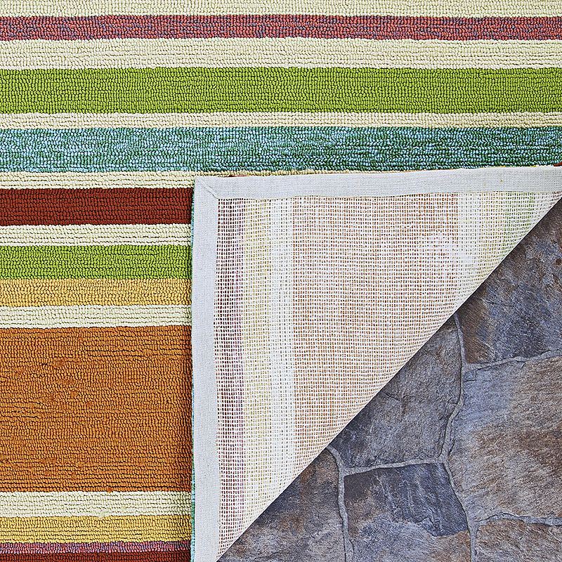 Couristan Covington Sherbet Striped Indoor Outdoor Rug