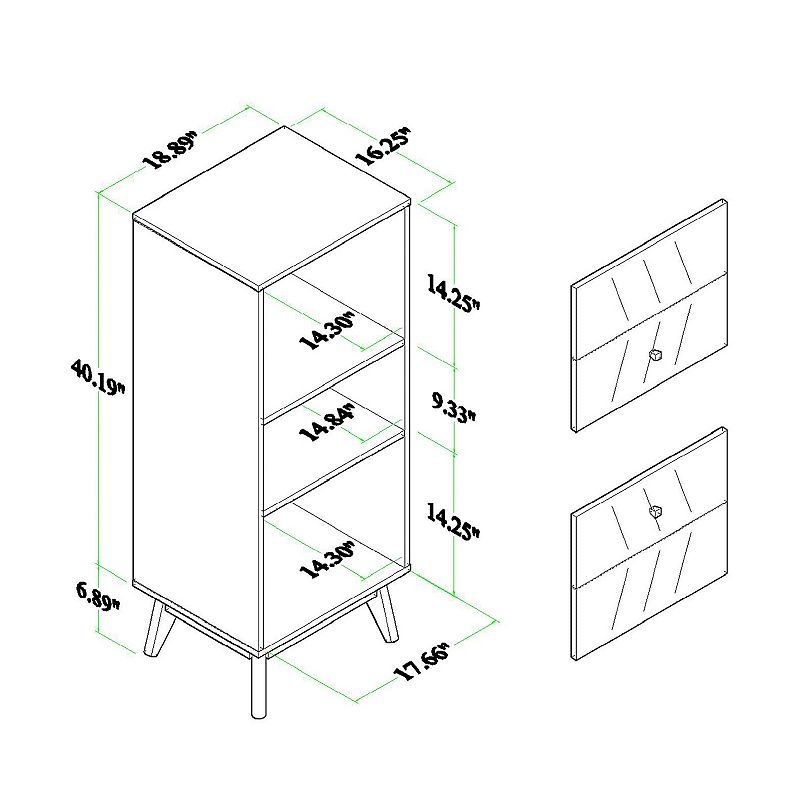 Baxton Studio Hartman Storage Cabinet