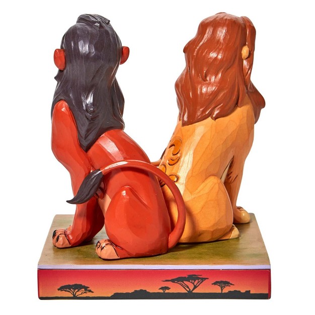 Jim Shore Proud amp Petulant One Figurine 6 5 Inches Sima amp Scar Lion King 6010093 Resin Orange