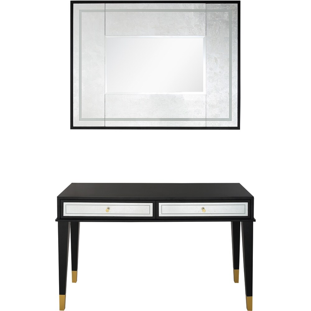 Makalu Wall Mirror and Console Table