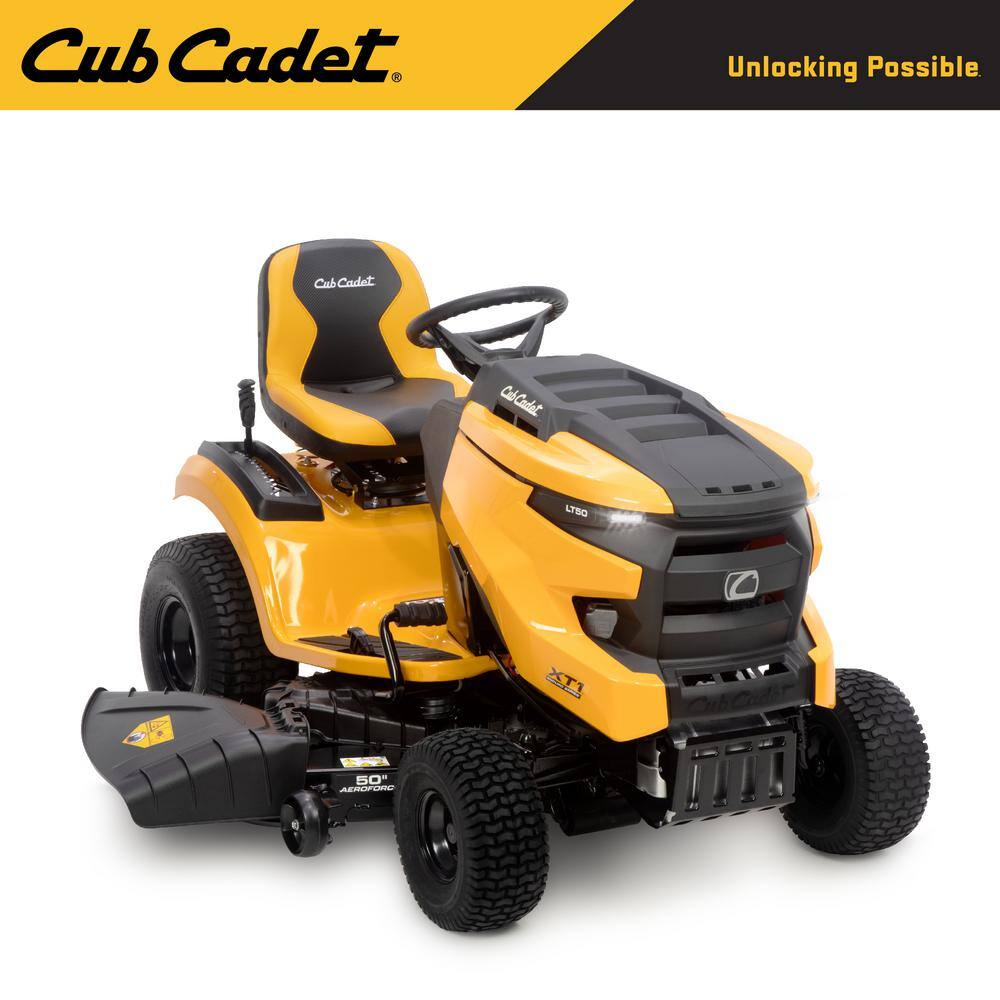 Cub Cadet XT1 Enduro LT 50 in. Fabricated Deck 24 HP V-Twin Kohler 7000 Series Engine Hydrostatic Drive Gas Riding Lawn Tractor LT50 FAB