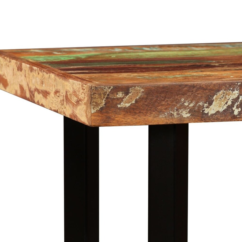 vidaXL Bar Table Solid Reclaimed Wood 47.2\