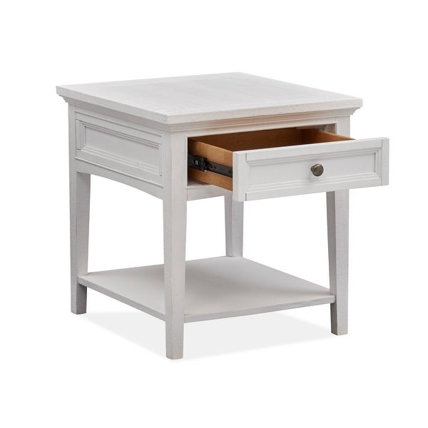 Magnussen T4400 Heron Cove Rectangular End Table - 20x26x24