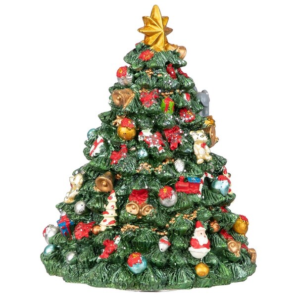 Musical Rotating Christmas Tree Figurine