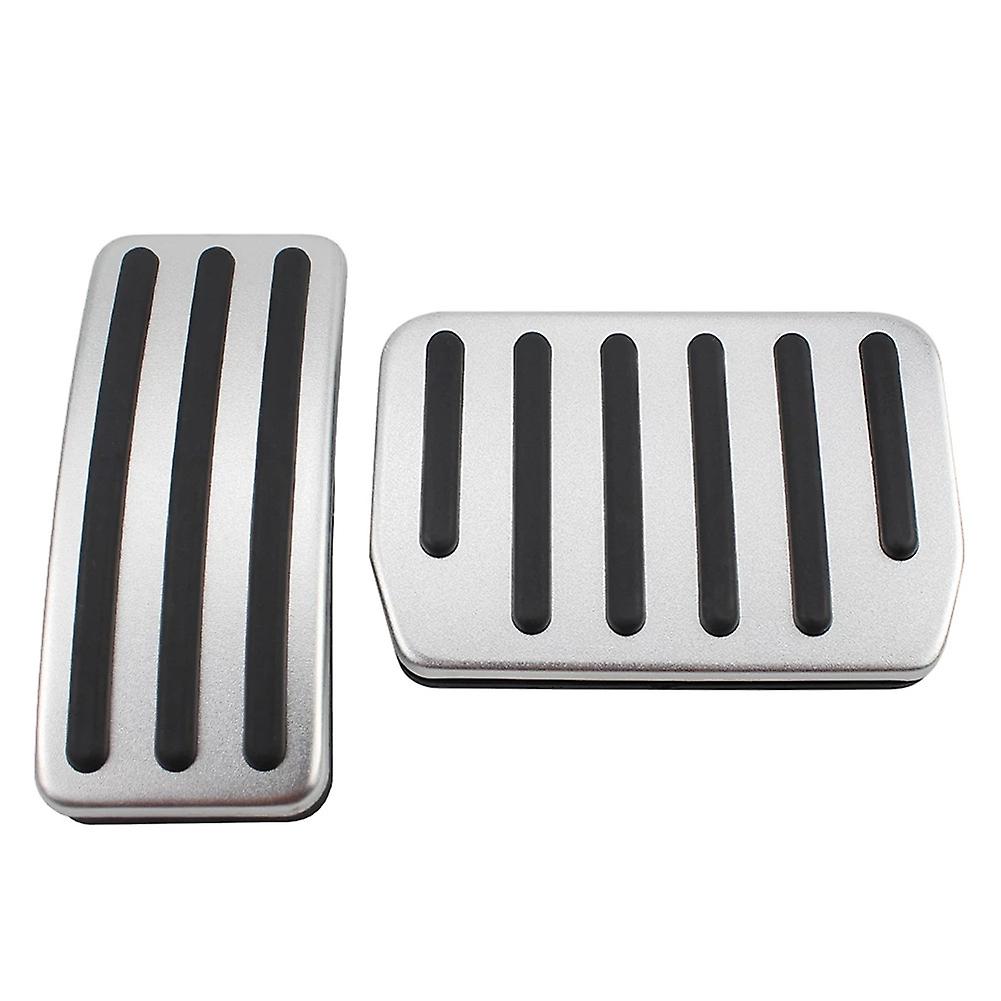 Aluminum Alloy Car Pedal Pads Accelerator/brake Pedals Cover Set For Model X/s Type B