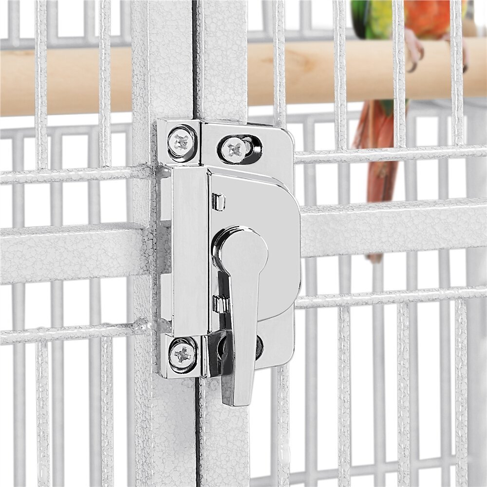 Yaheetech Rolling Metal Parrot Cage with Playtop