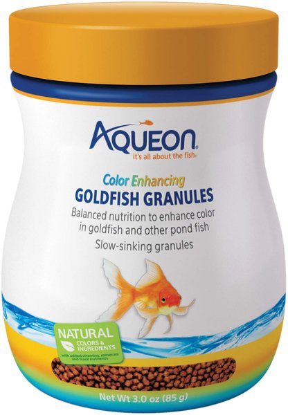 Aqueon Color Enhancing Goldfish Granules Fish Food