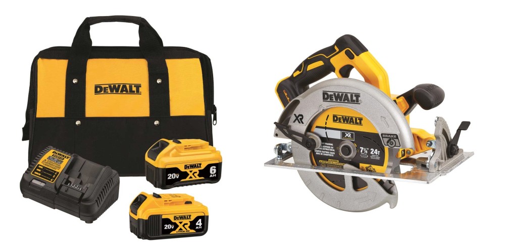 DEWALT 20V MAX 7 1/4闁?Circular Saw and Lithium Ion Battery Starter Kit