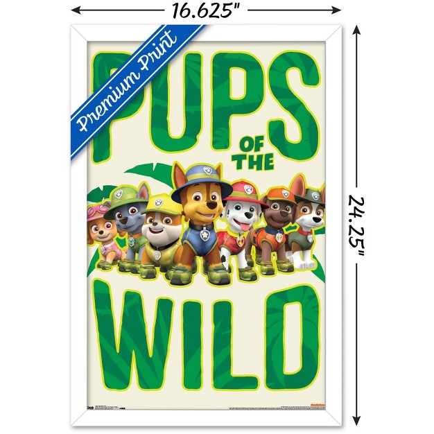 Trends International Nickelodeon Paw Patrol Wild Framed Wall Poster Prints