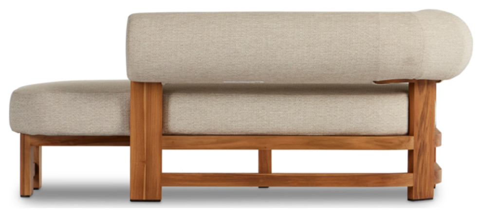 Muriel Outdoor Chaise   Transitional   Outdoor Chaise Lounges   by Marco Polo Imports  Houzz