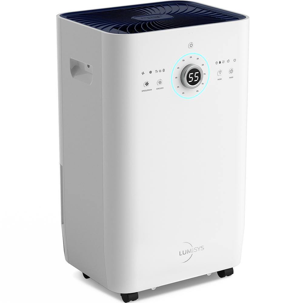 Xppliance 125 pt. 8500 sq. ft. Commercial Dehumidifier in White with Pump ZJOLWBRY07