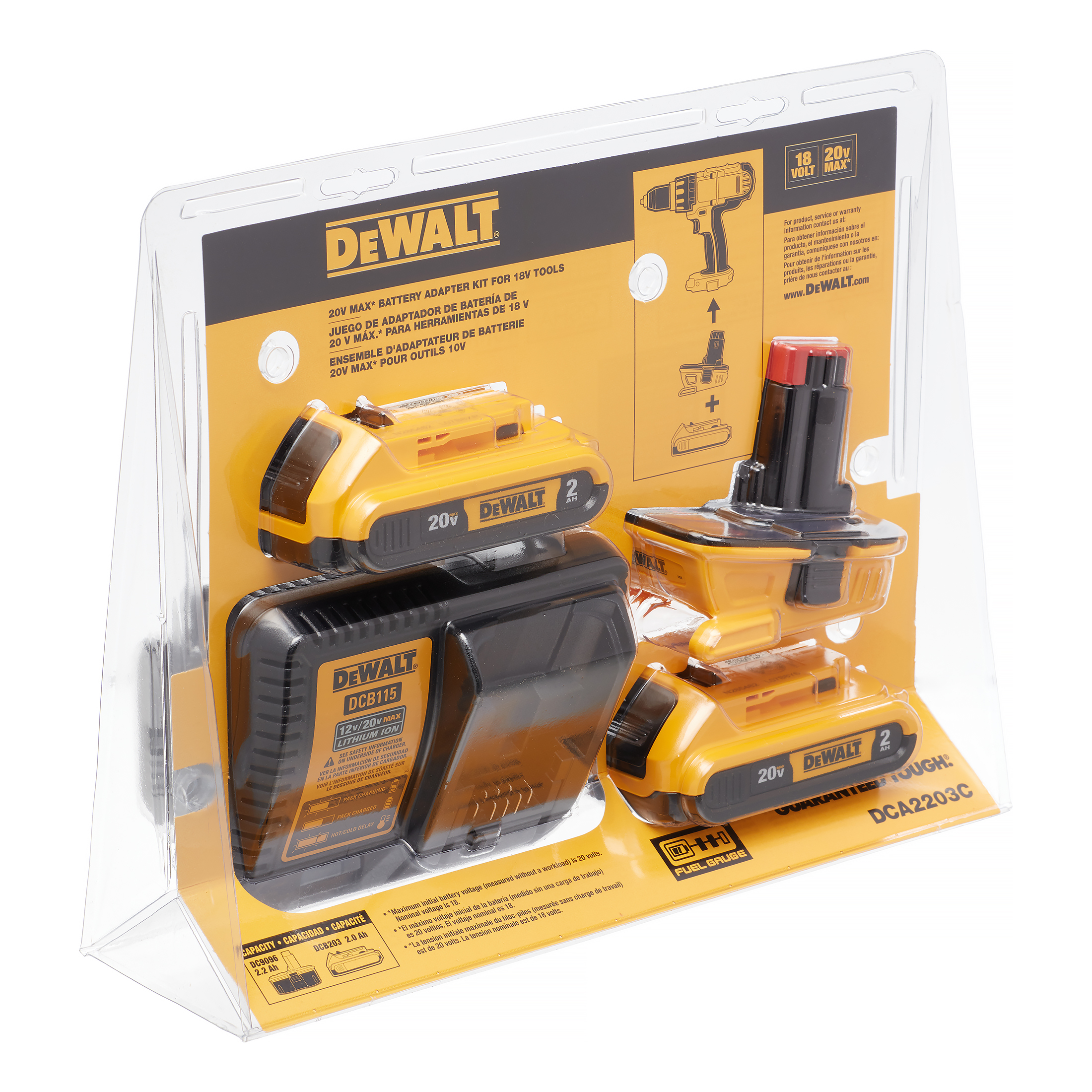 DeWalt 20V MAX* Battery Adapter Kit for 18V Tools (2-Pack)