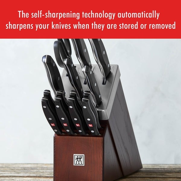 ZWILLING TWIN Signature 15-pc Self-Sharpening Knife Block Set