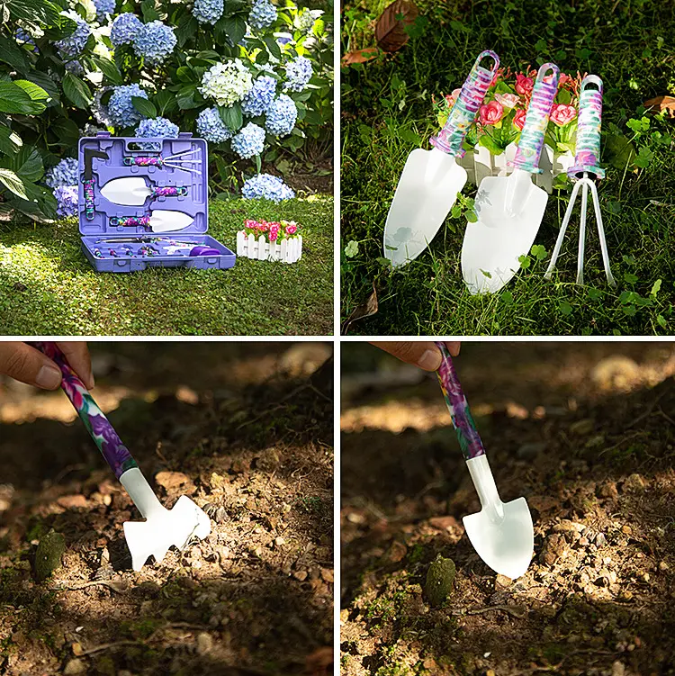 Gardening tools combination set patio plastic box flower gardening pruning supplies flower potted plant planting gardening tools