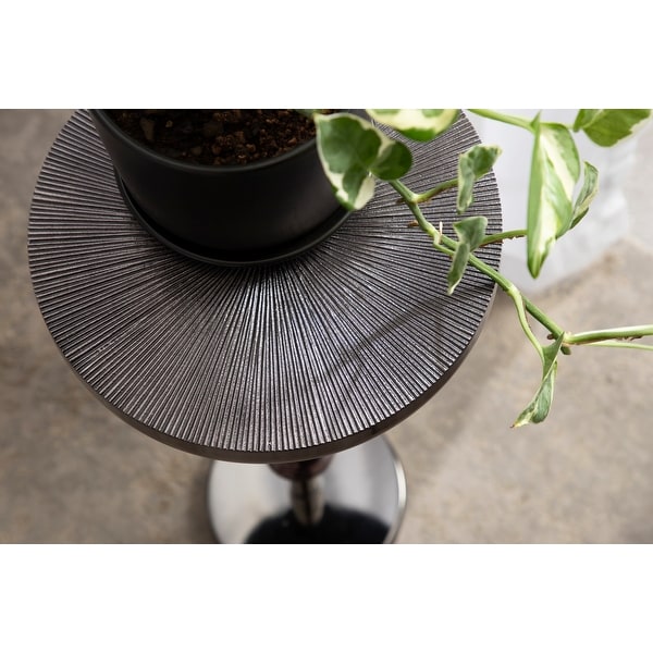 Kate and Laurel Engles Metal Table and Plant Stand