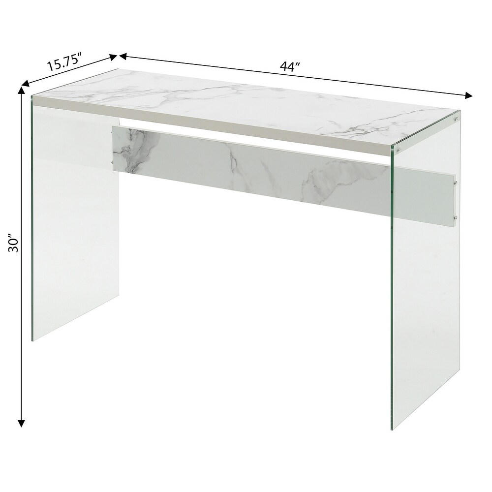 Convenience Concepts SoHo Glass Console Table/Desk