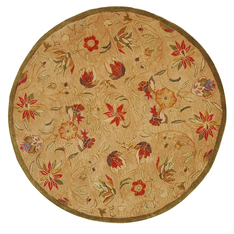 Safavieh Anatolia Fiona Framed Floral Wool Rug