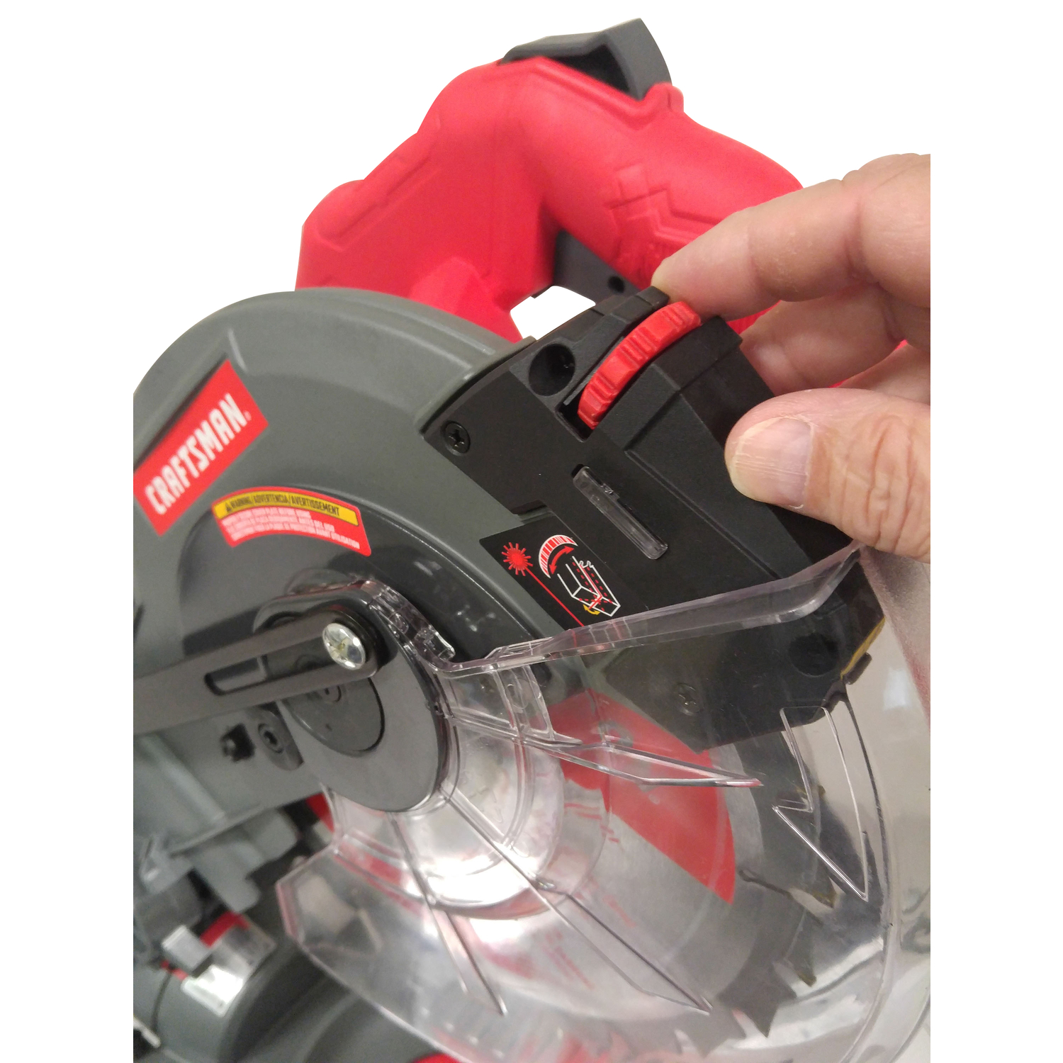 Craftsman 15 amps 10 in. Corded Folding Compound Miter Saw with Laser