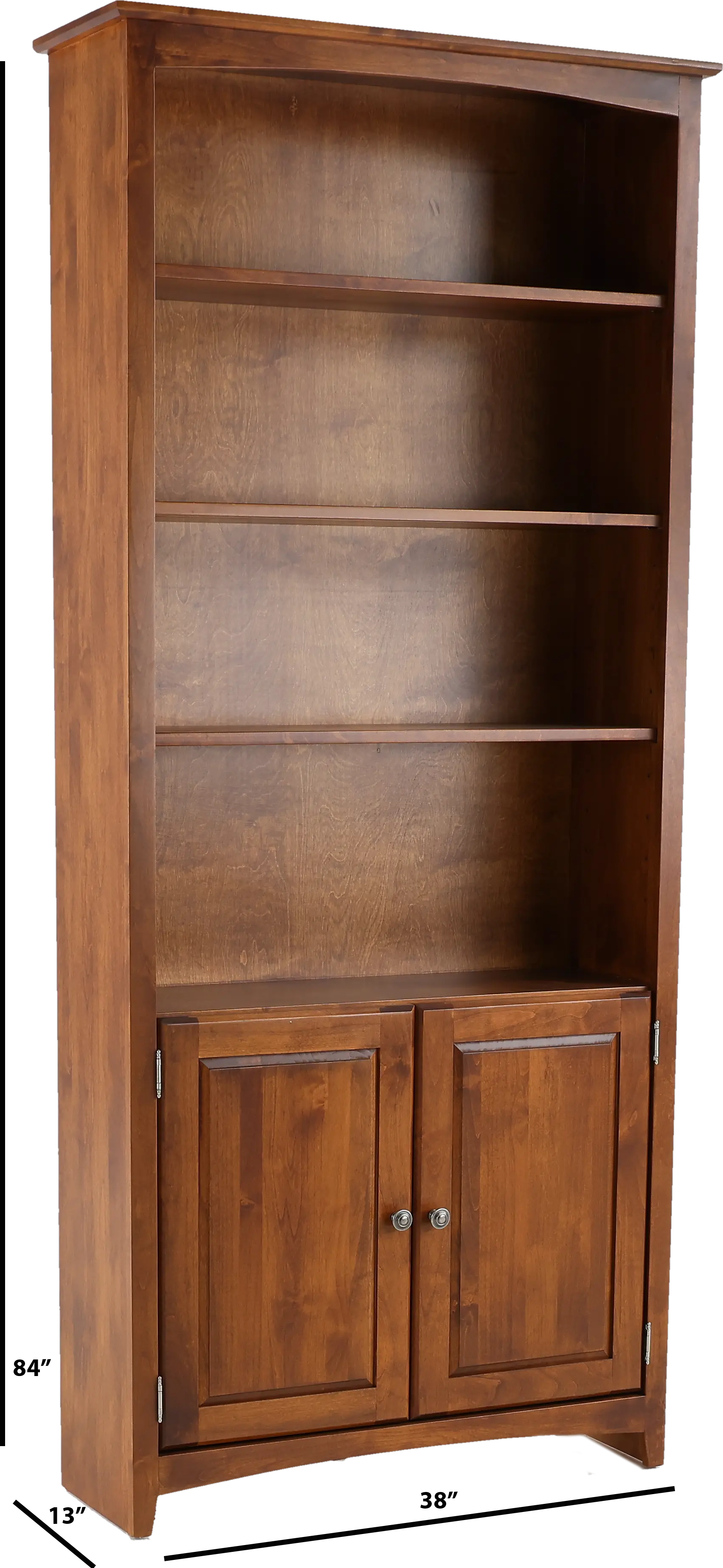 Lancaster Tuscan Brown Bookcase