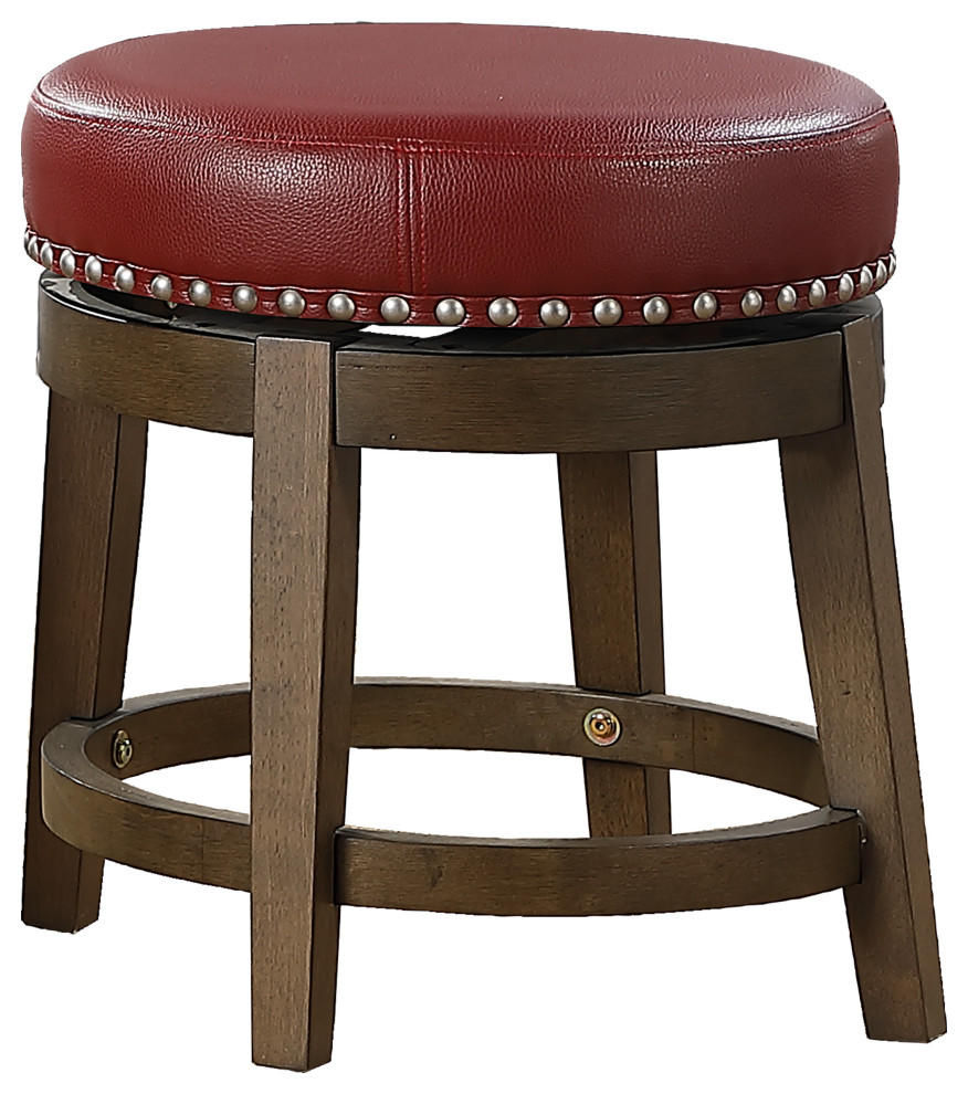 Josie Round Swivel Stool   Contemporary   Footstools And Ottomans   by Lexicon Home  Houzz